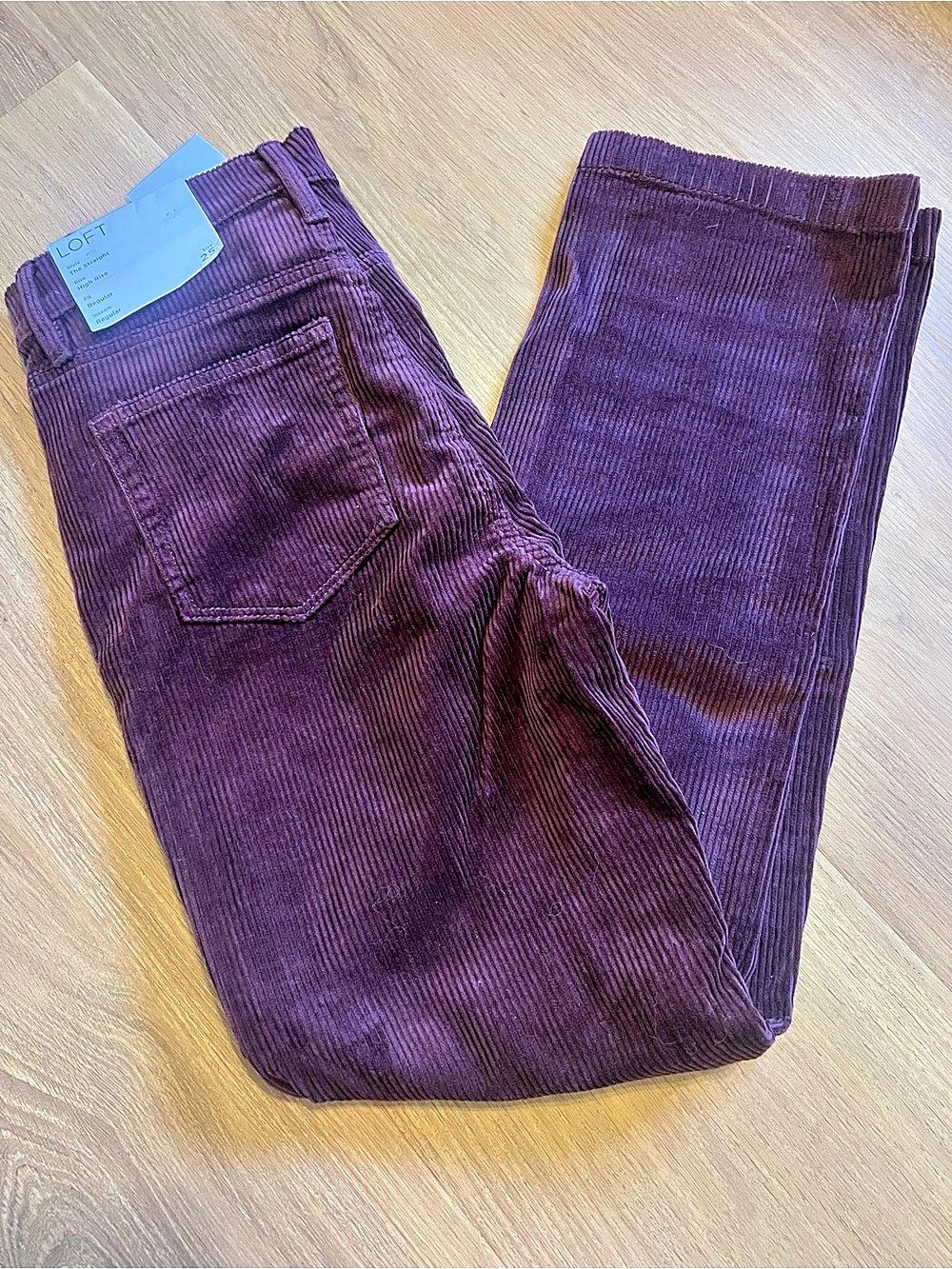 LOFT The Straight Corduroy Pant Corduroy Straight-Leg Pants
